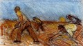 Studie für Ernte moderne Bauern impressionistischen Sir George Clausen